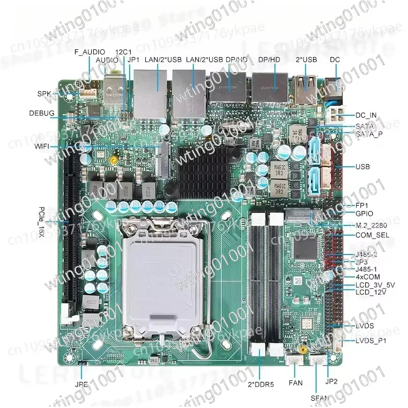 for 13th Gen Mini ITX Motherbo - đánh giá và giá Lga1700 Itx Motherboard Ddr5