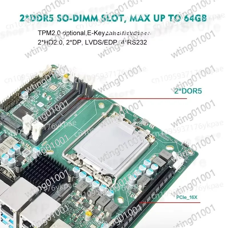 for 13th Gen Mini ITX Motherbo - đánh giá và giá Lga1700 Itx Motherboard Ddr5