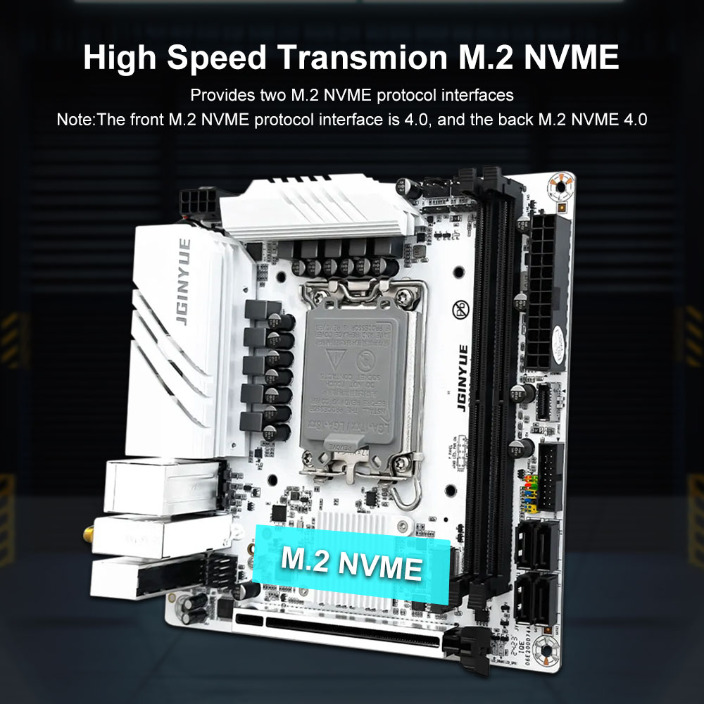 JGINYUE B760 Motherboard LGA 1 - đánh giá và giá Lga1700 Itx Motherboard Ddr5