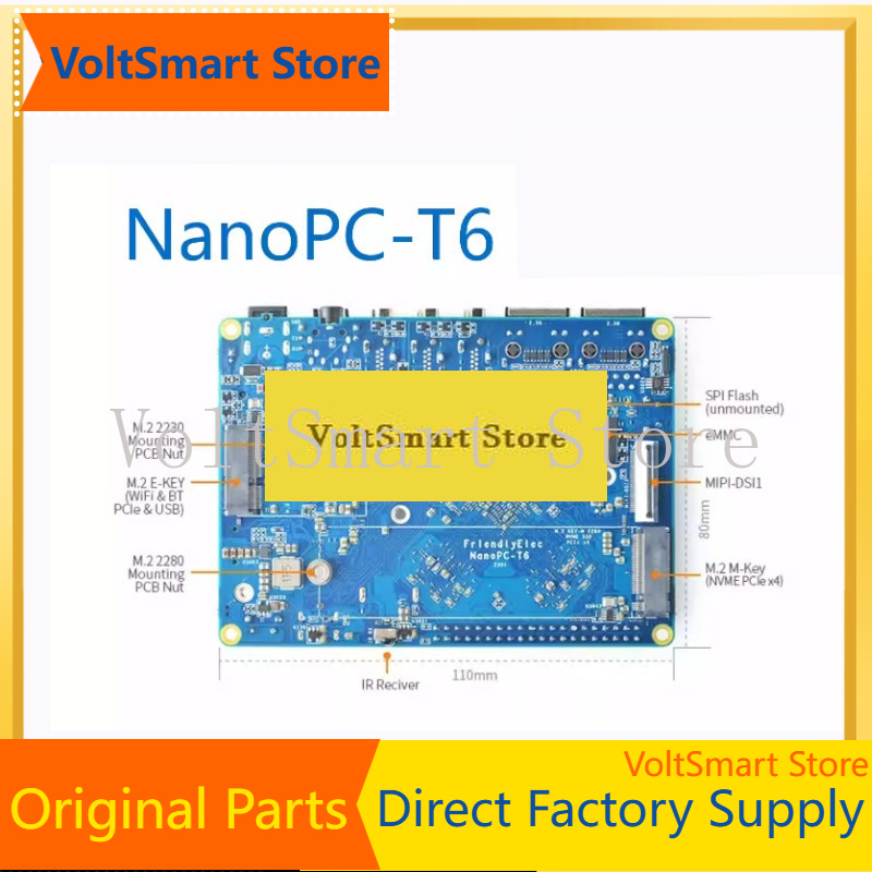 VoltSNanopc T6 Development Boa - đánh giá và giá Rockchip Rk3588 Development Board