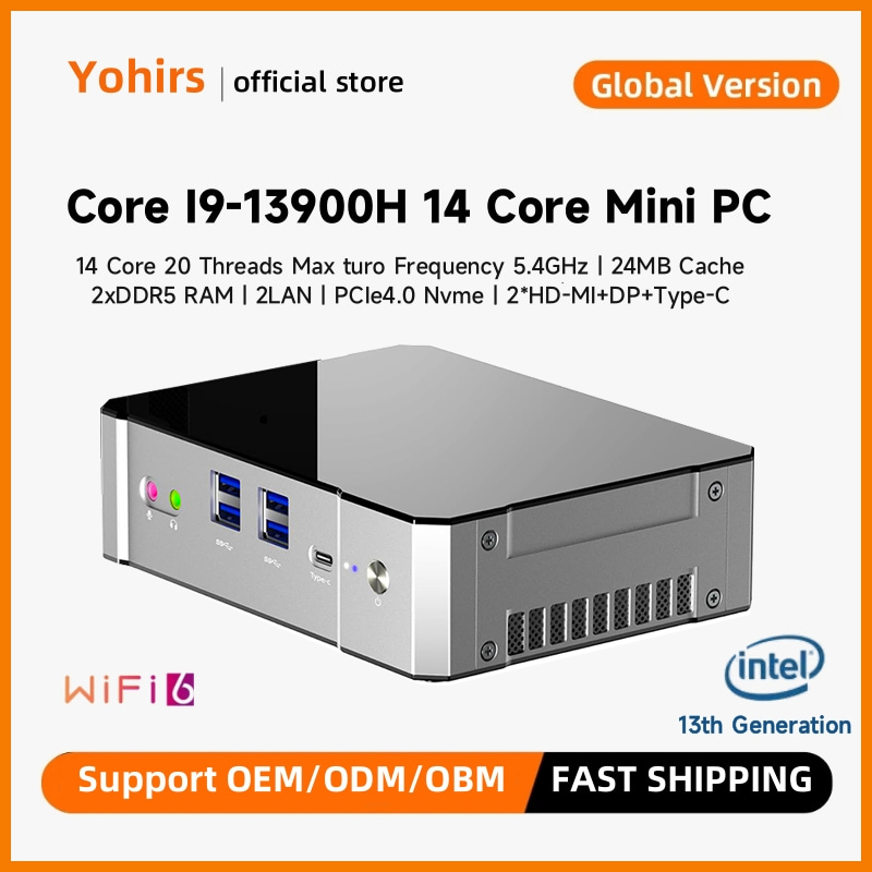 Yohirs 13th Gen i9 13900H i7 1 - đánh giá và giá Intel Core I9 13900H Mini Pc